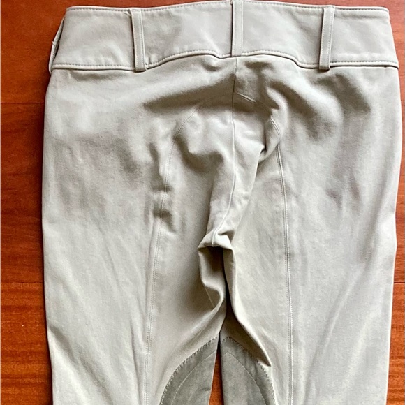 The Tailored Sportsman Girls' Trophy Hunter Front Zip Jodhpur 12 Regular Tan - Picture 4 of 13